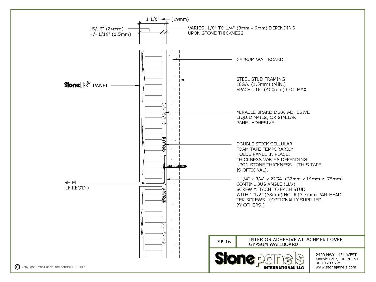 2019-SP-16-interior-adhesive-attachment-over-gypsum-wallboard